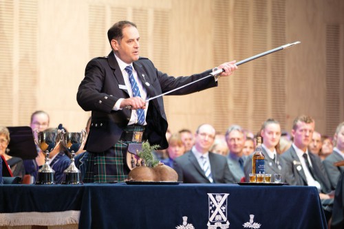 Pipe Band Centenary celebrations started at the Founders' Day Assembly