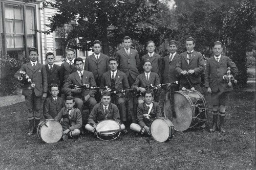 Pipe Band in the 1920s