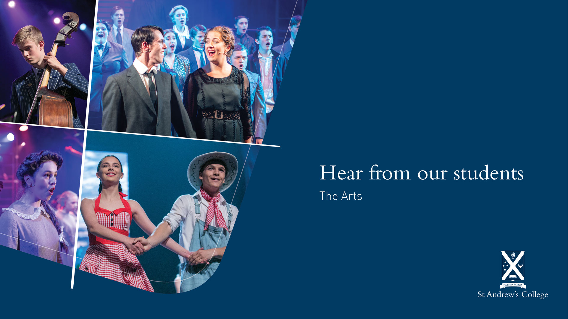 Hear from our students The Arts