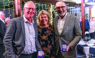 Former Board Chairs, Garry Moore (2006–2017) and Bryan Pearson (2017–2021), were presented with Rector’s Medals by Christine Leighton.