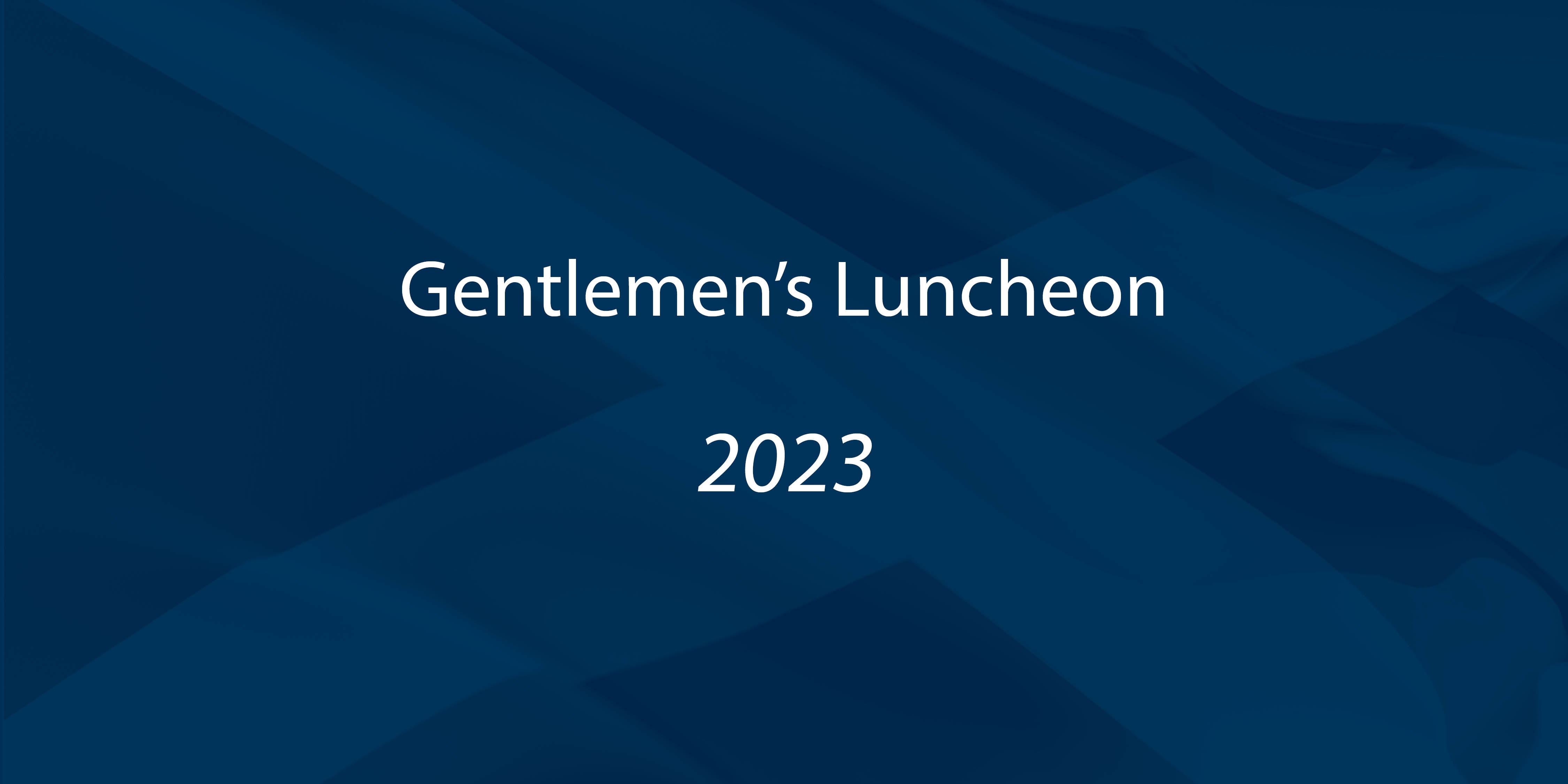 Gents Lunch 2023