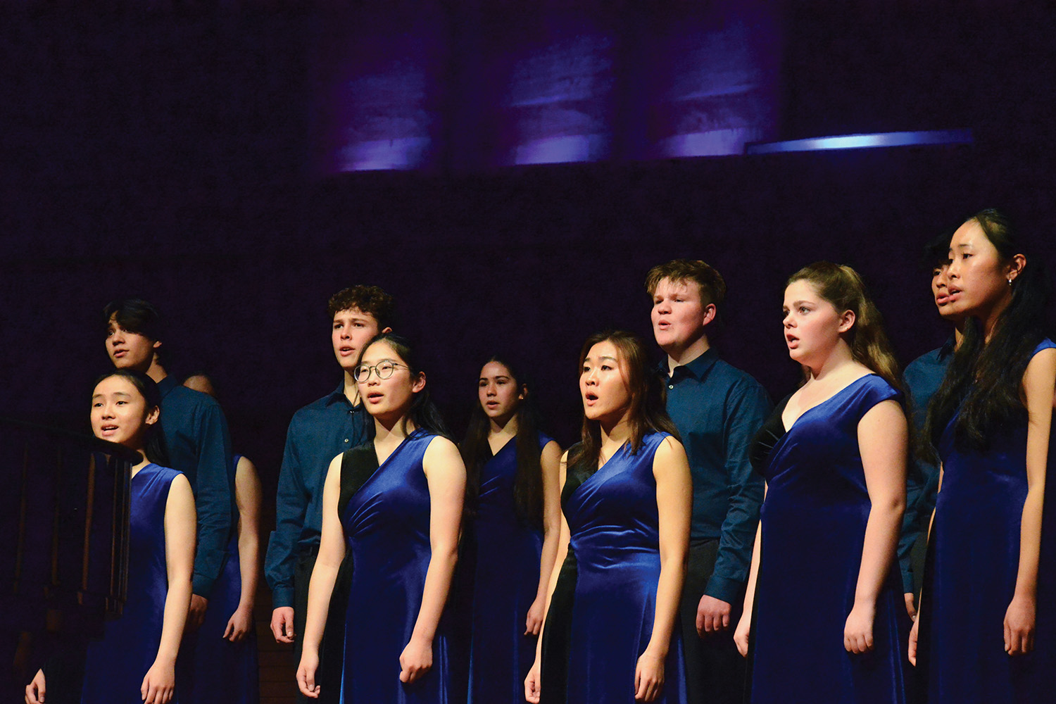 Ngā Manu Tīoriori representing St Andrew's College at Big Sing