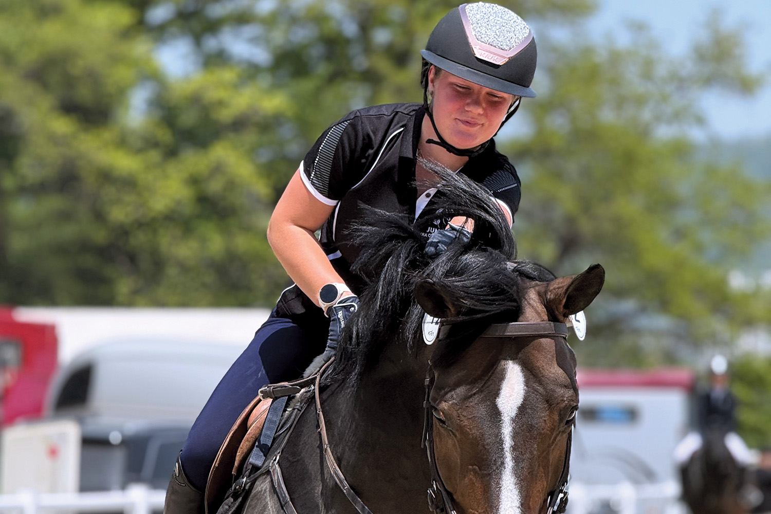 St Andrew's College student Grace Roy at the KRA Cup - CSIJ-B Seoul