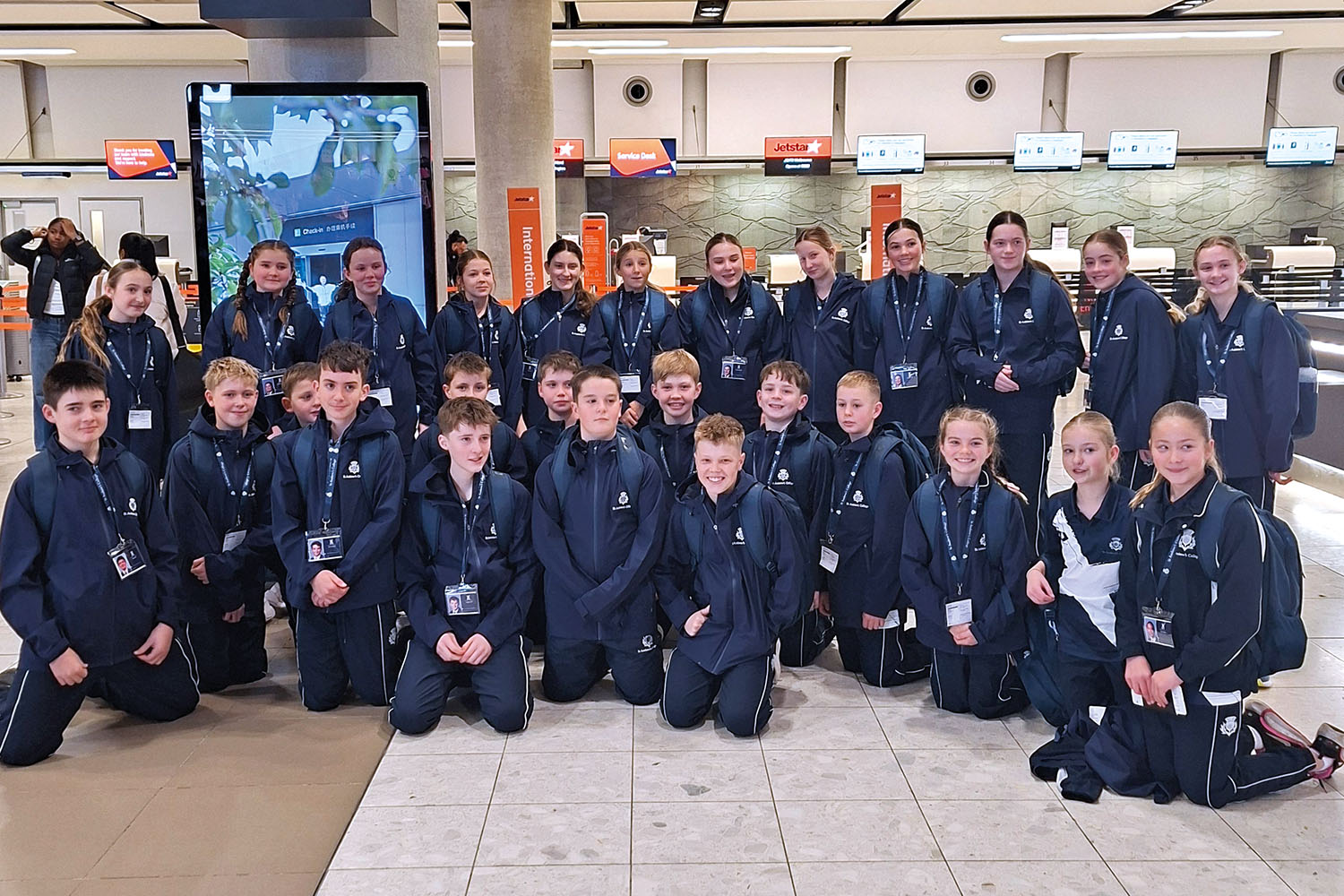 St Andrew's College Preparatory School students travelling to Queensland