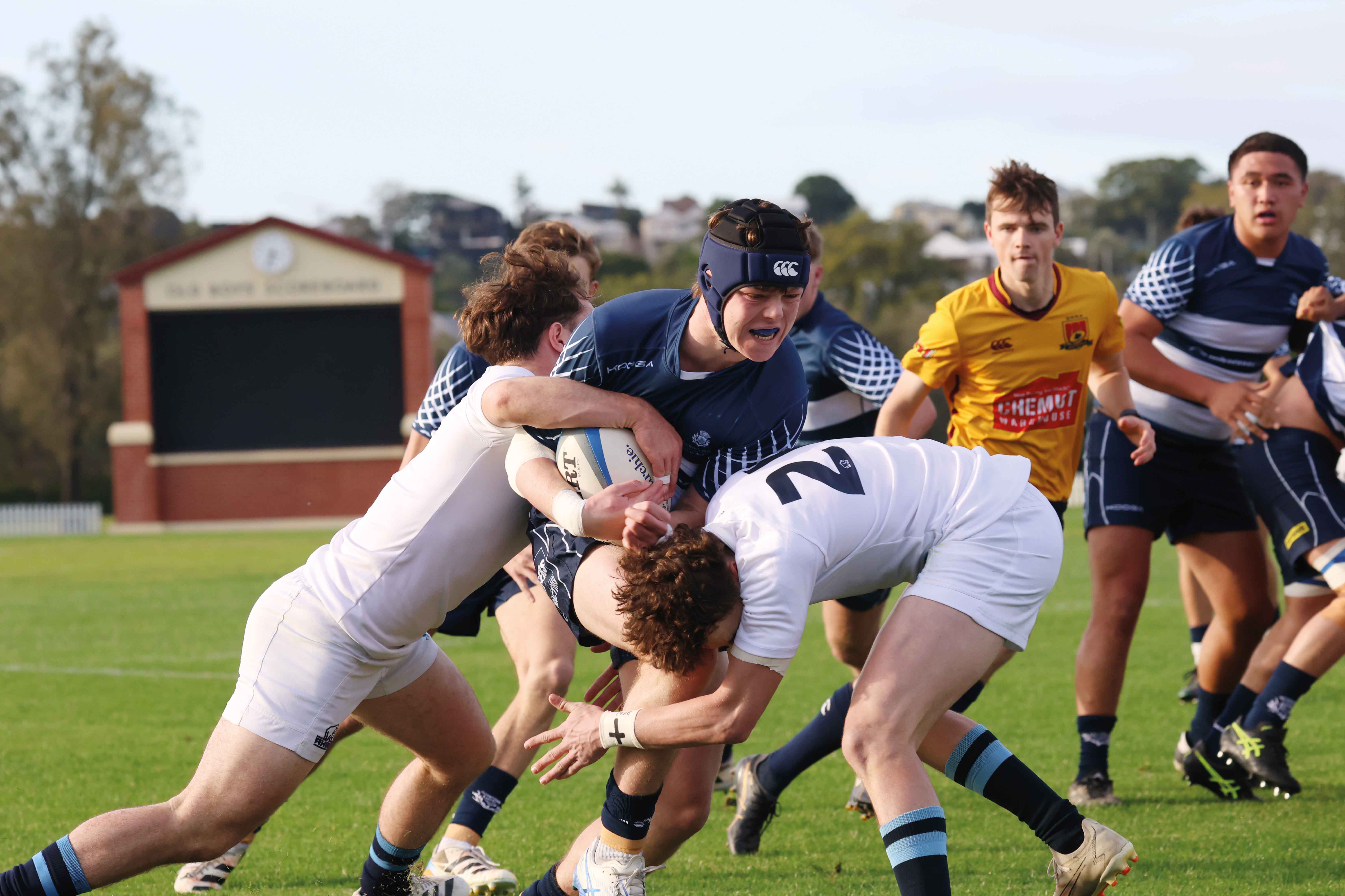 St Andrew's College 1st XV playing against St Andrew's College of South Africa