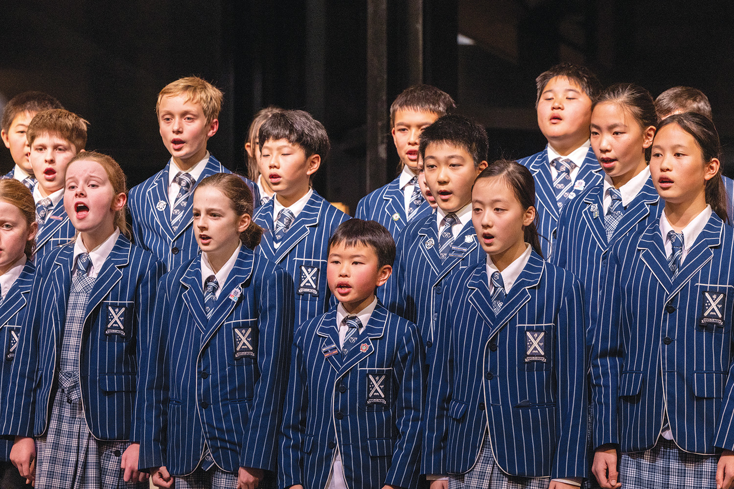 St Andrew's College Preparatory School students performing at the Music Concert.