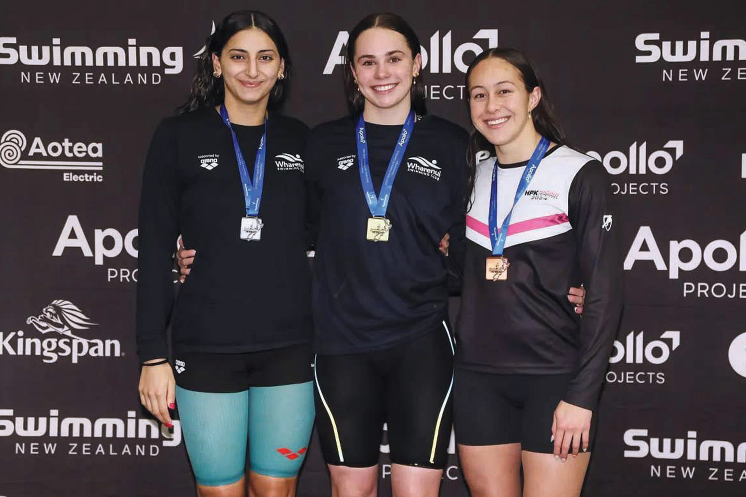 St Andrew's College student Rylee McBride at the 2025 Apollo Projects New Zealand Open Swimming Championships.