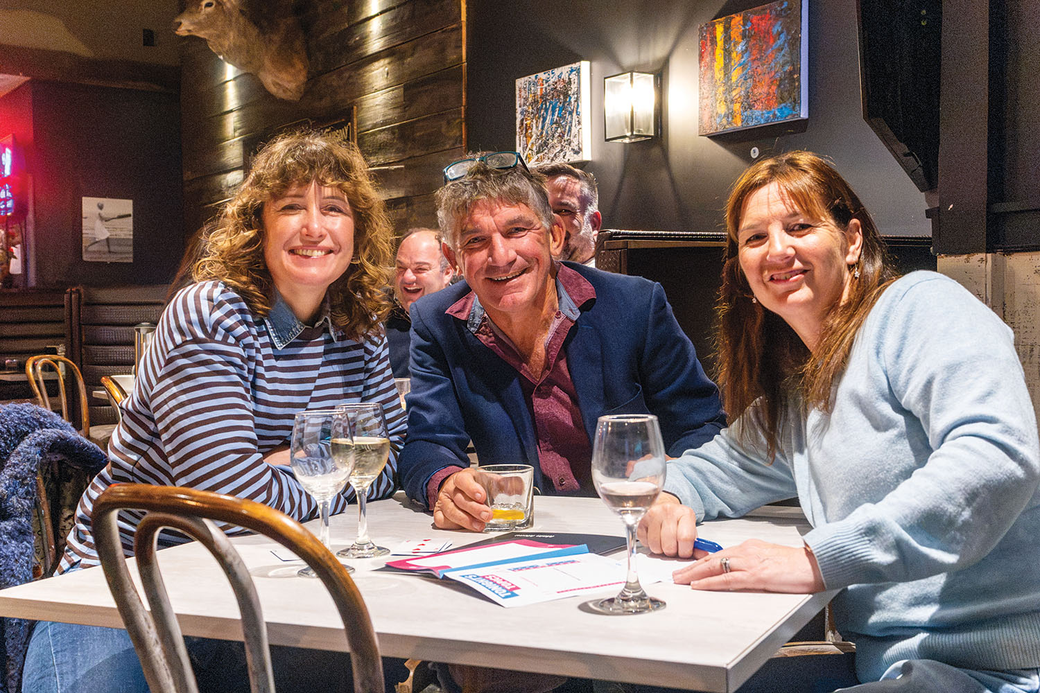 St Andrew's College Boarding parents enjoy a quiz night at the Elmwood Tavern.