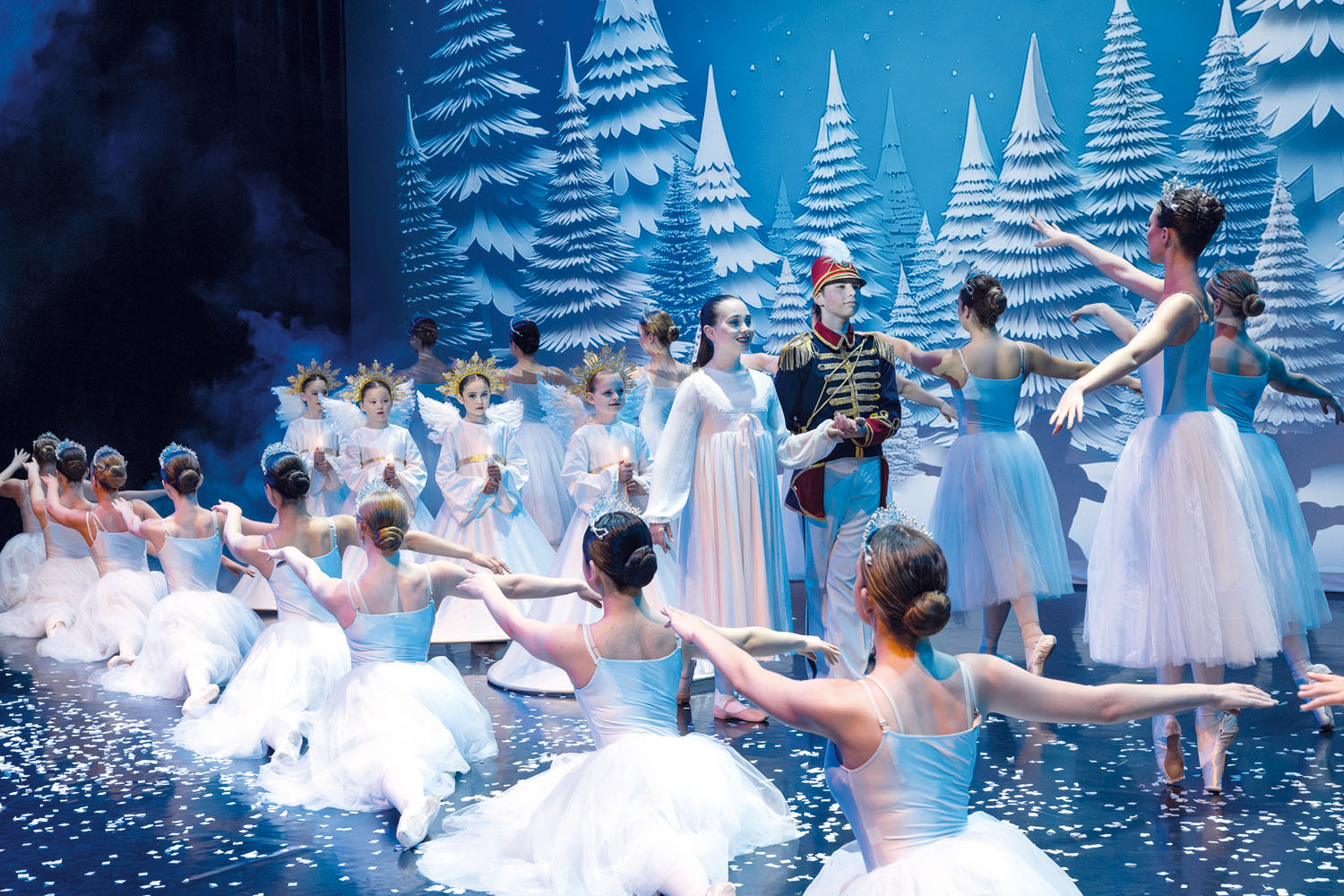 St Andrew's College ballet students performing at 'The Nutcracker'.