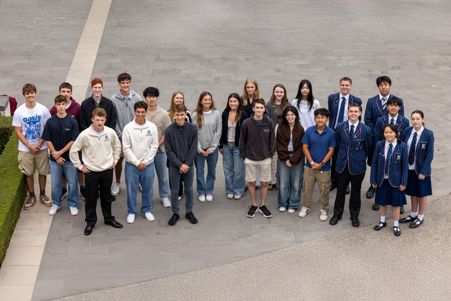 St Andrew's College 2025 Old Collegians at the 2026 Academic Assembly.