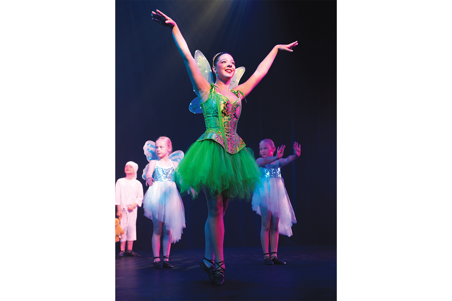 St Andrew's College student Charlotte Kyle as Tinkerbelle in 'Second Star to the Right'