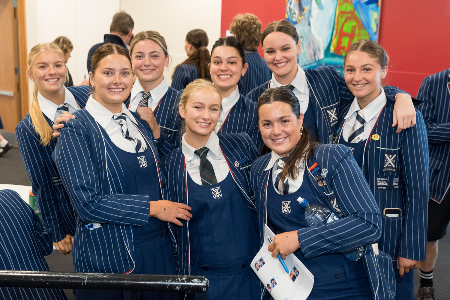 A group of St Andrew's College student leavers.