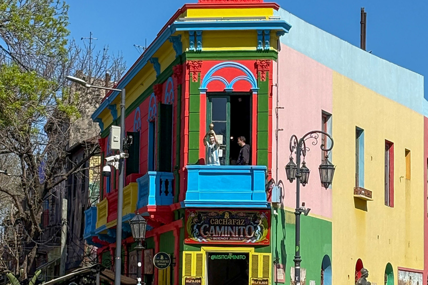 Caminito, a colorful pedestrian street and open-air museum in the La Boca neighborhood of Buenos Aires, Argentina