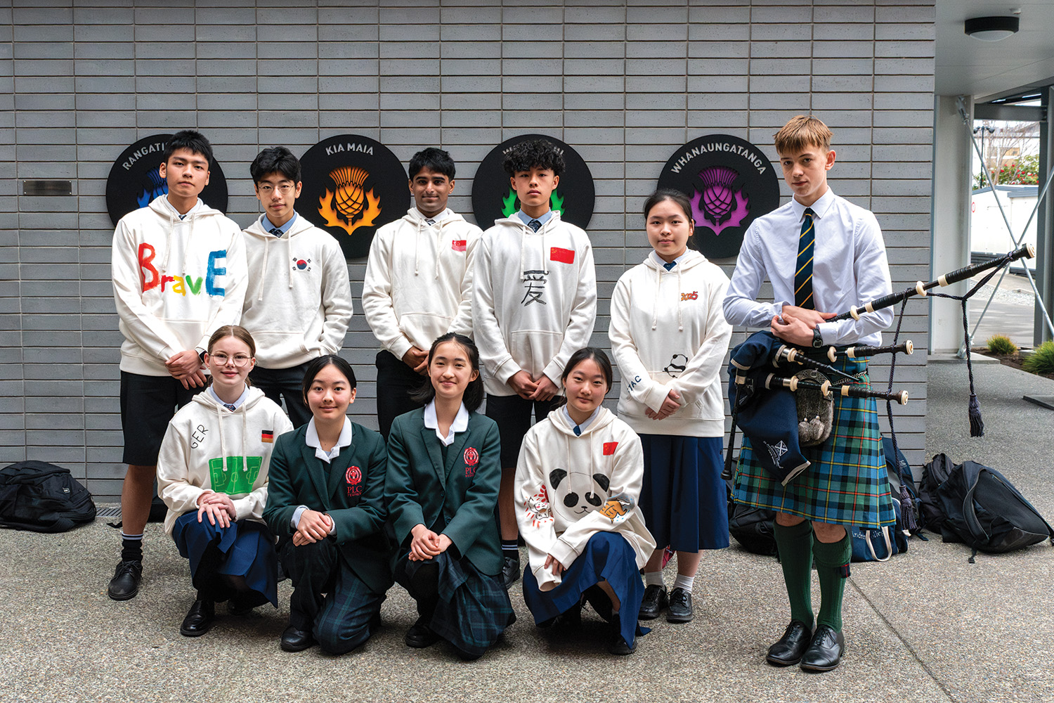 St Andrew's College students at the 2025 International Assembly