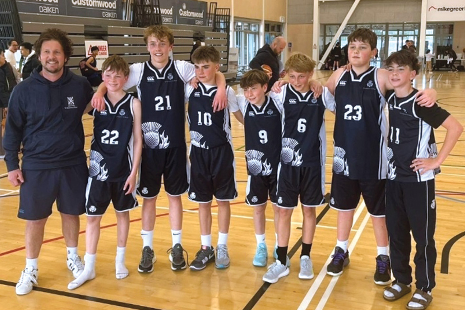 St Andrew's College Preparatory School Senior Boys&rsquo; basketball team at the CPSSA Tournament