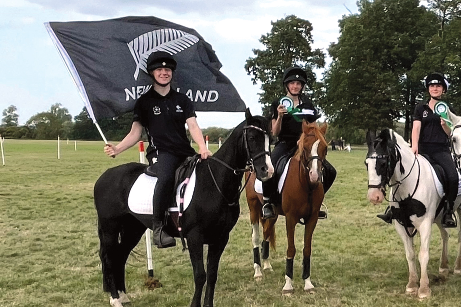 St Andrew's College student Georgia Lewis at the UK Pony Club Championships