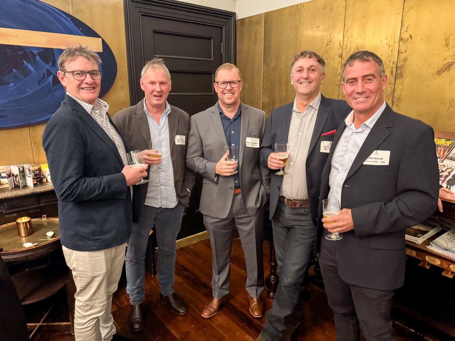 Dean Hegan, Tony Maginness (OC's 1986), Hugh Henderson, Richard Graham and Phil Nevell (OC's 1988)