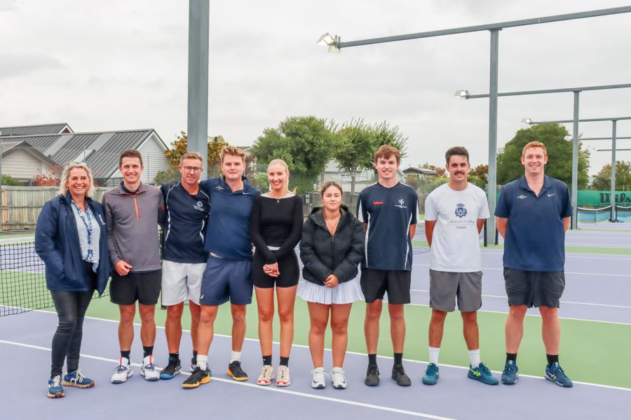 Lisa Clark (Coach and Physio), Elliot Darling (OC 2013), Johnny McHarg (OC 1992), Tom Batt (OC 2012), Tuscany Hamel (OC 2010), Sophie McDermott (OC 2022), Blake Cullen (OC 2022), Grayson Cullen (OC 2018) and Lawrence Darling (OC 2015)