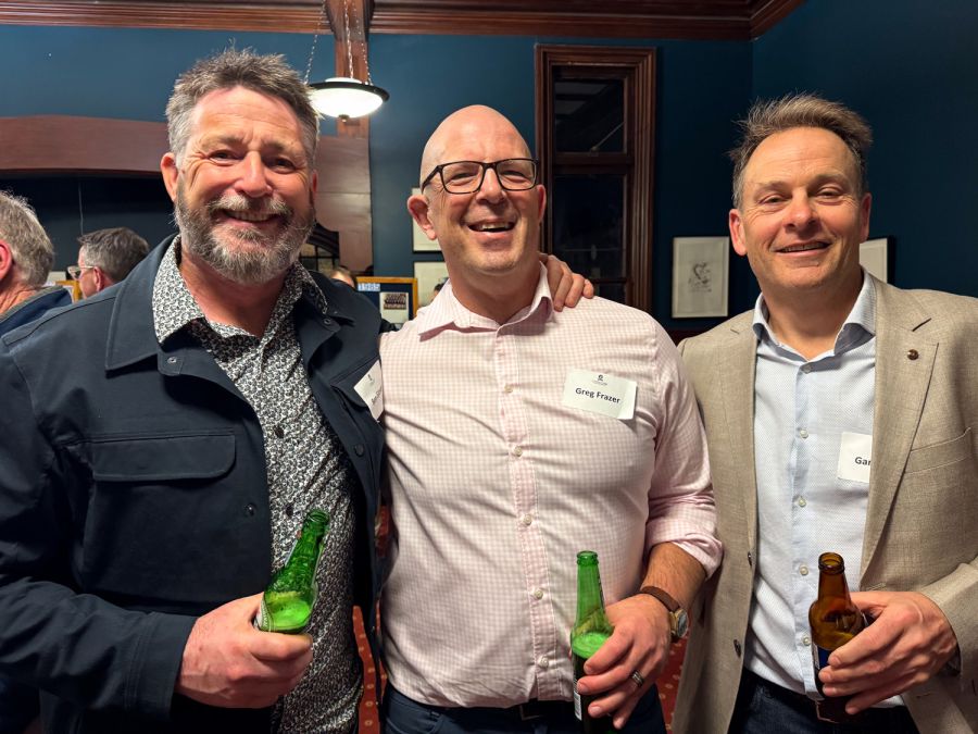 Ben Glover, Greg Frazer and Gary Baird