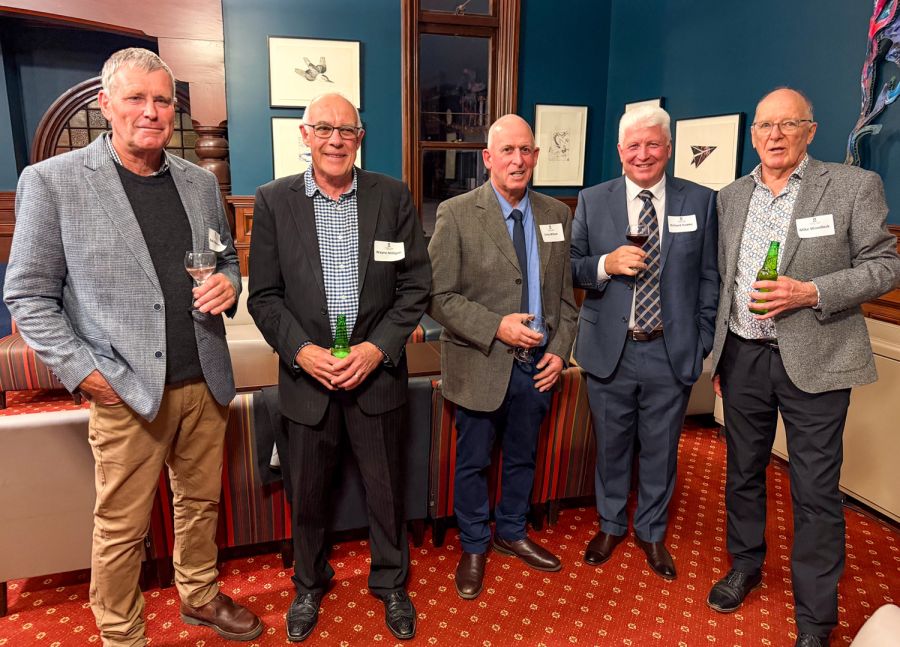Rob Stevenson, Wayne Milligan, Gray Wilson, Richard Hawke and Mike Woodlock