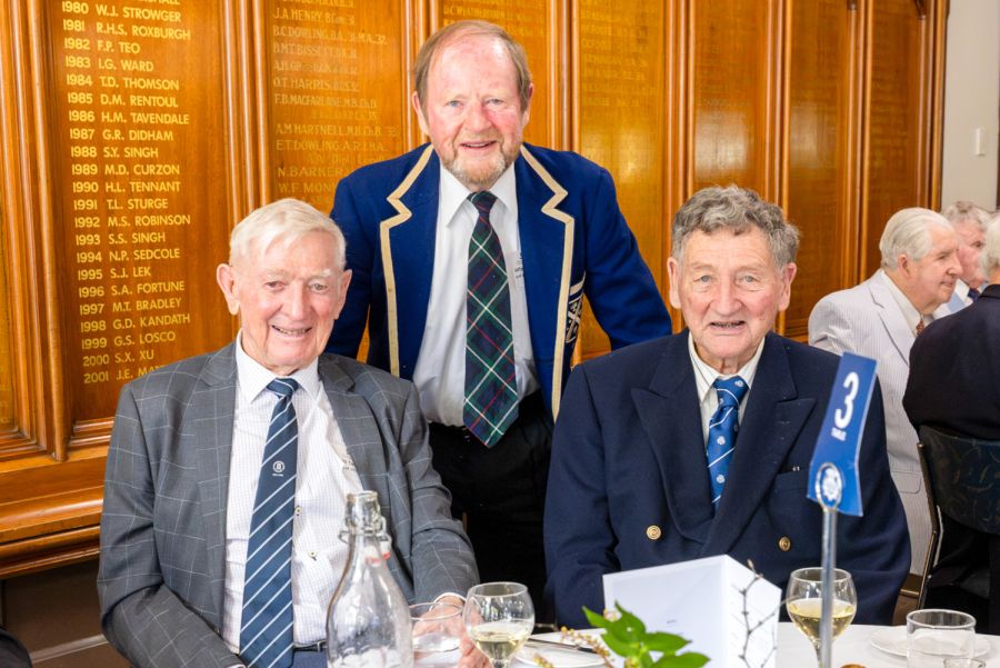 Bill Taylor, Ian Satterthwaite and Don Prouting (all OC 1958)