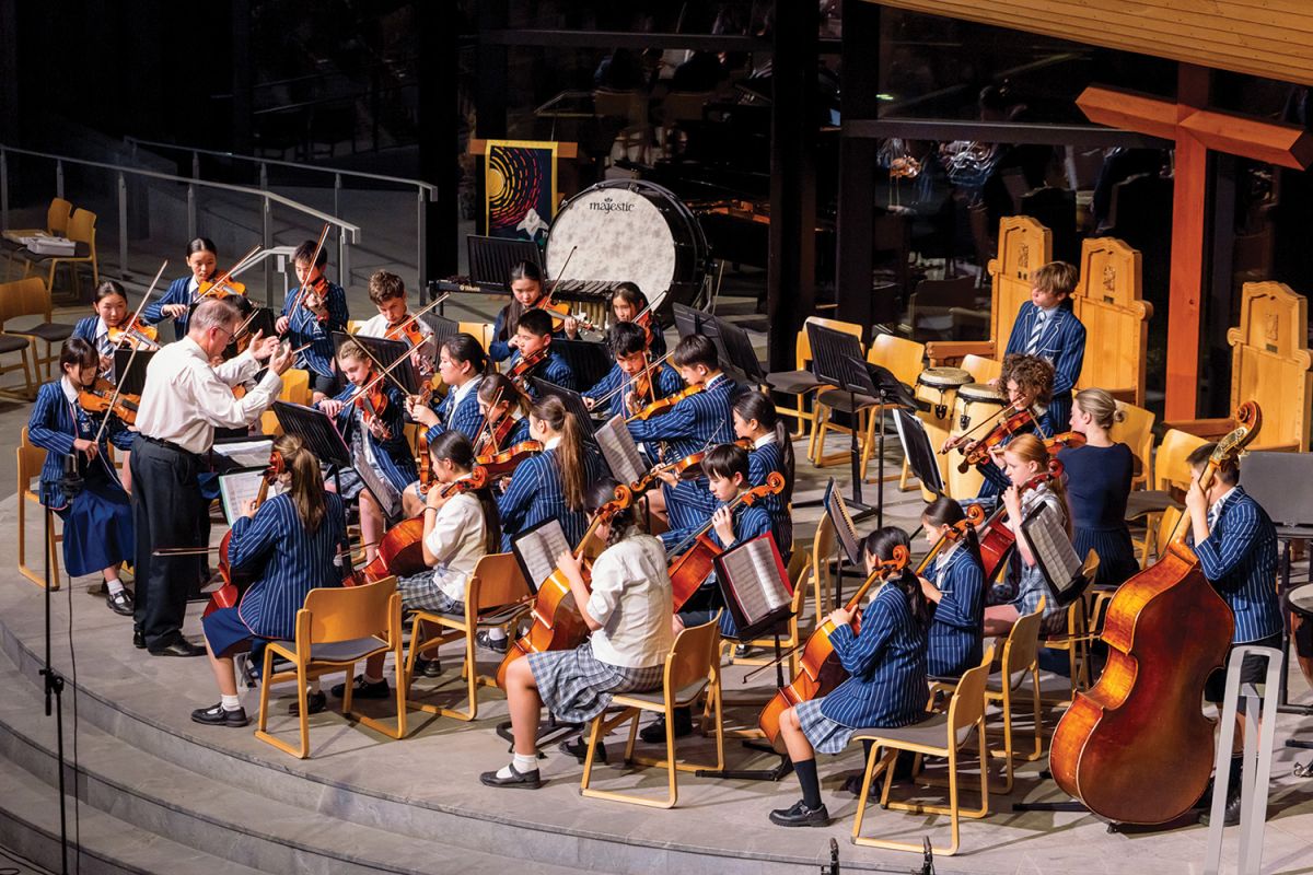 St Andrew's College students performing at the annual Classical Concert.