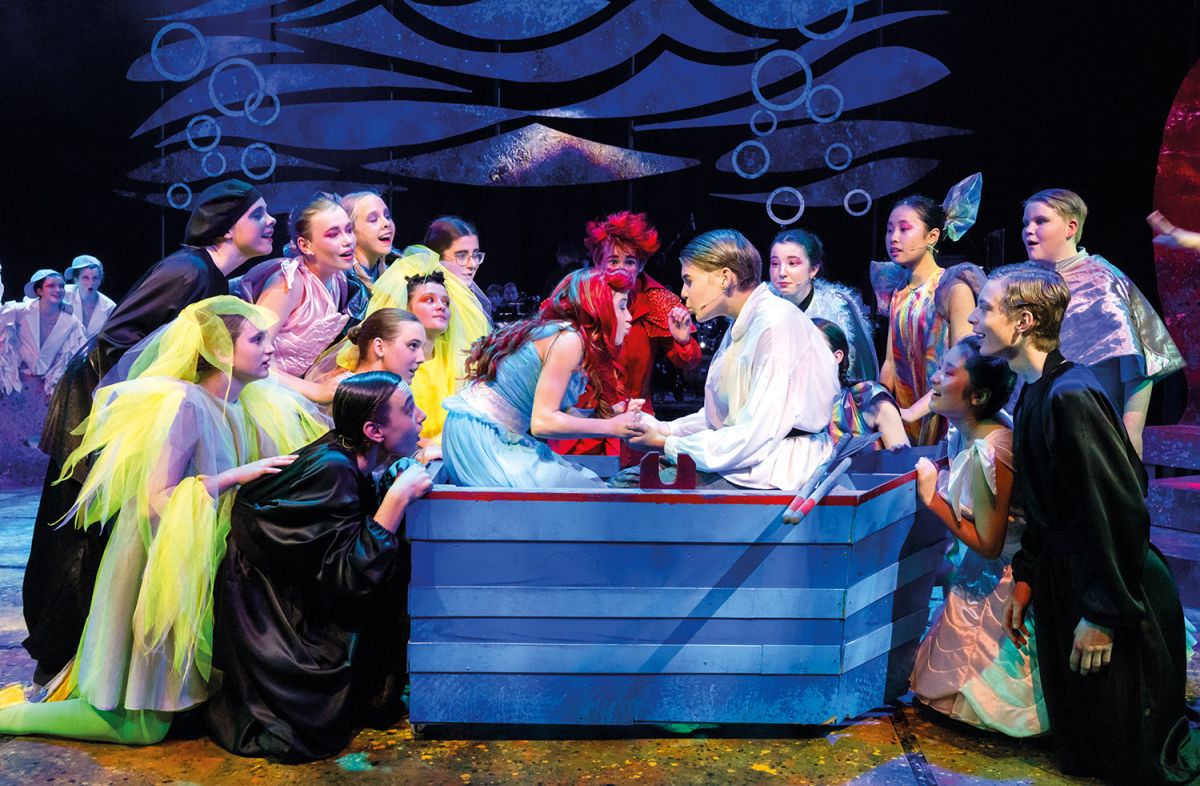 The Little Mermaid Middle School production, 2023.