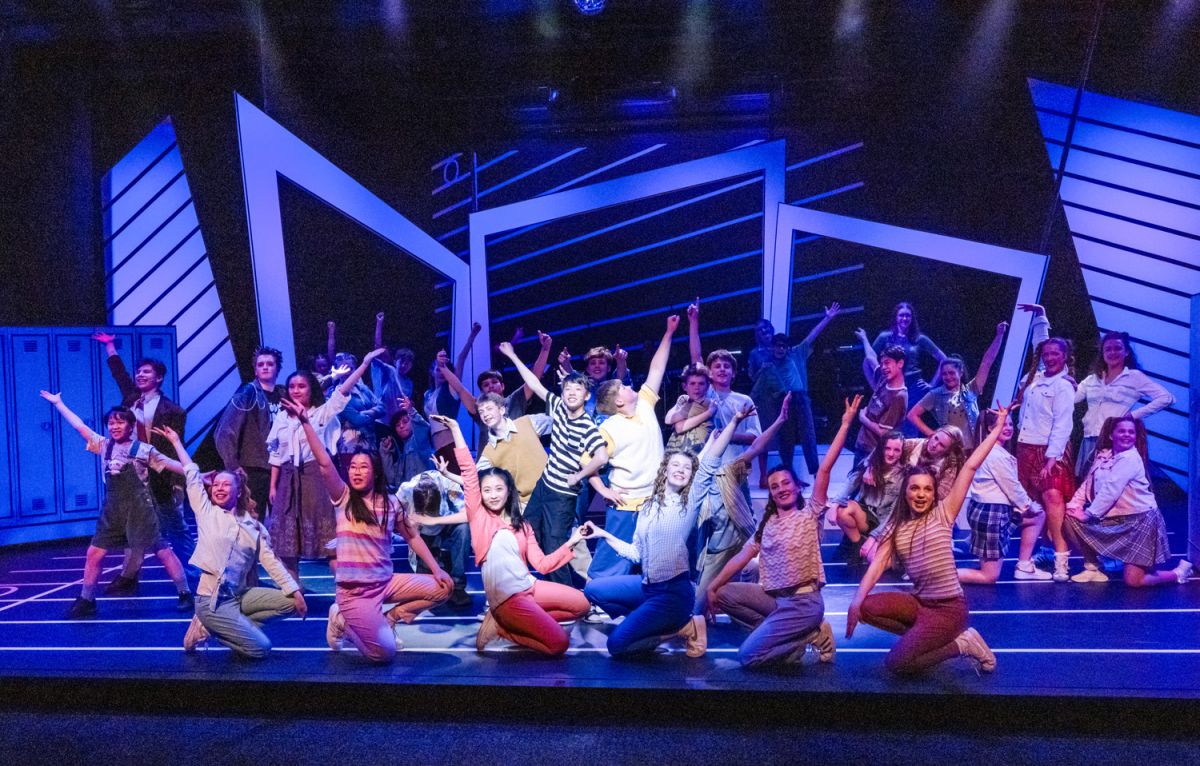 St Andrew's College students performing at Diary of a Wimpy Kid, the 2025 Middle School Production.