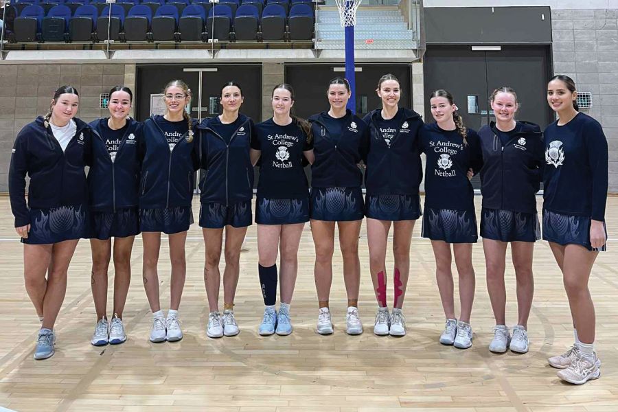 The St Andrew's College Senior A netball, who finished 15th in New Zealand.