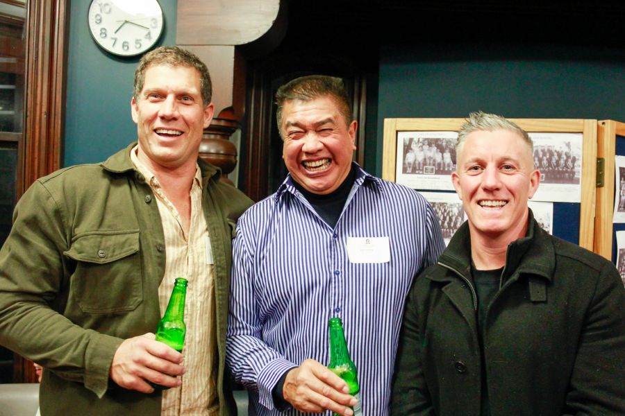 Glen Crozier (OC 1998), Joe Leota (Staff) and Matt Vaughan (OC 1998)