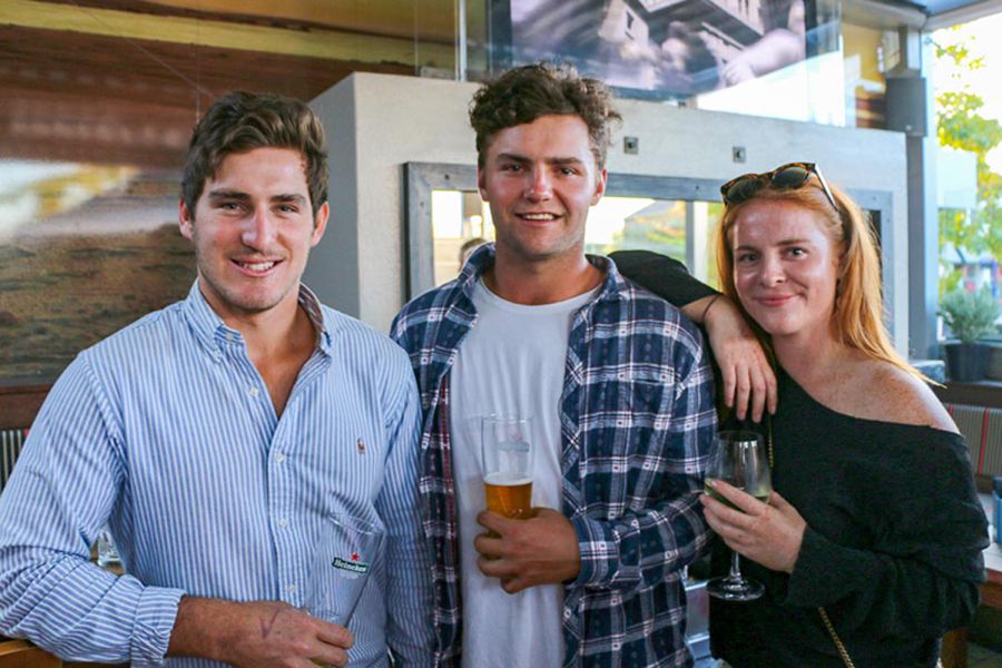 Three Young Old Collegians at the Young Old Collegians Function