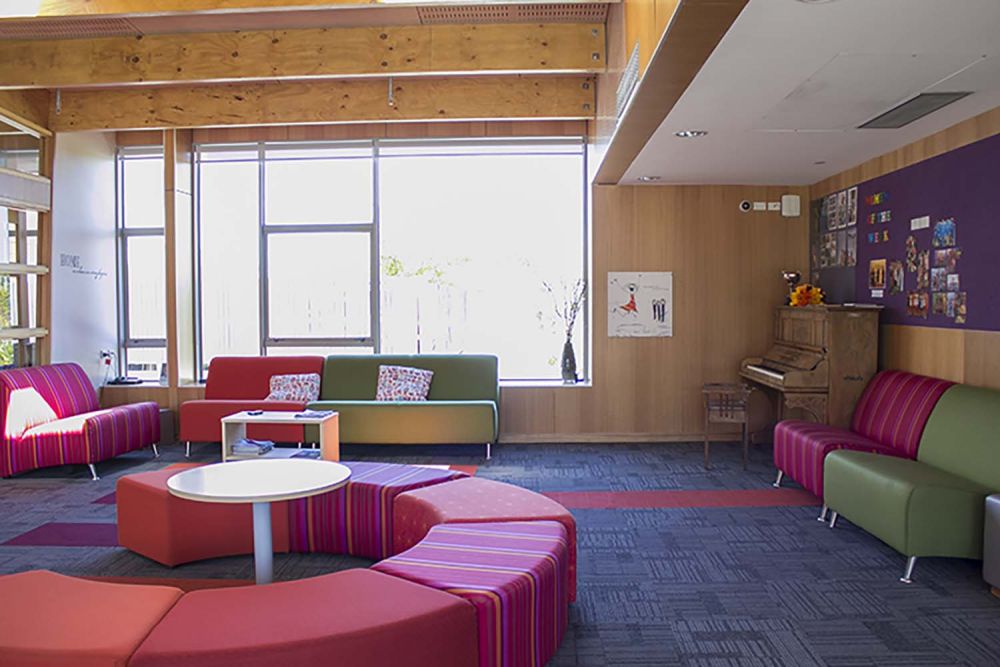 Boarding house common room