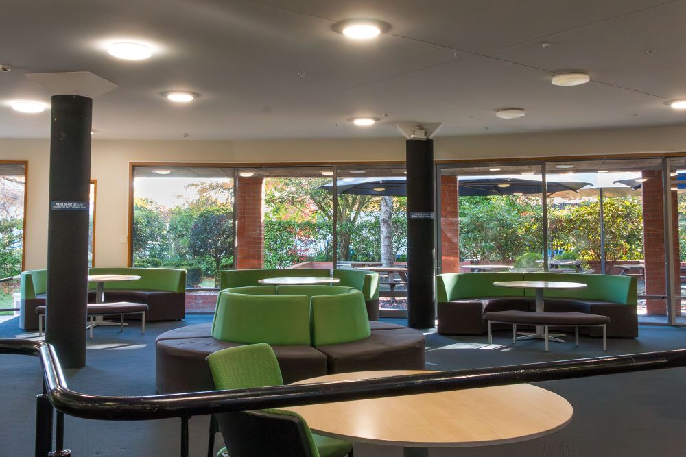 Senior College interior.