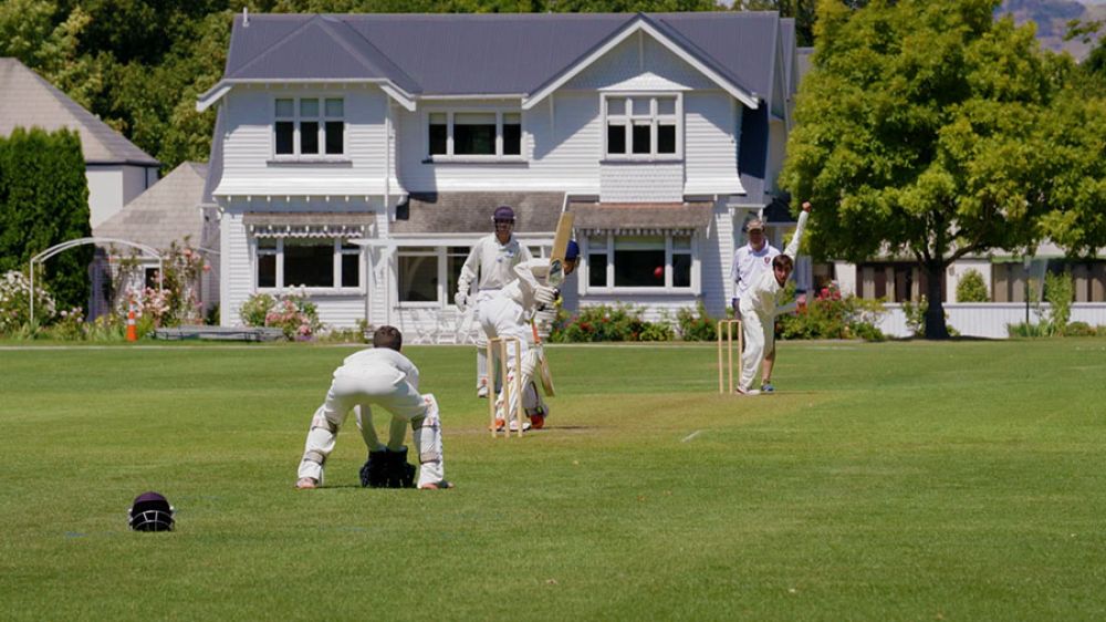 Cricket pitch at St Andrew's College