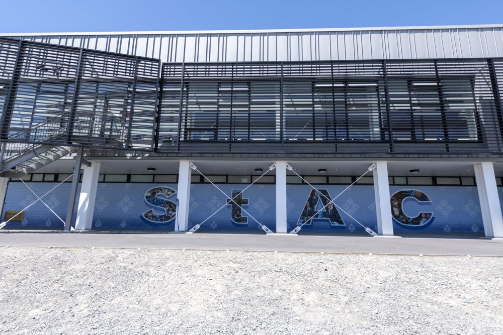 2022 Leavers gift mural under the StACFit building