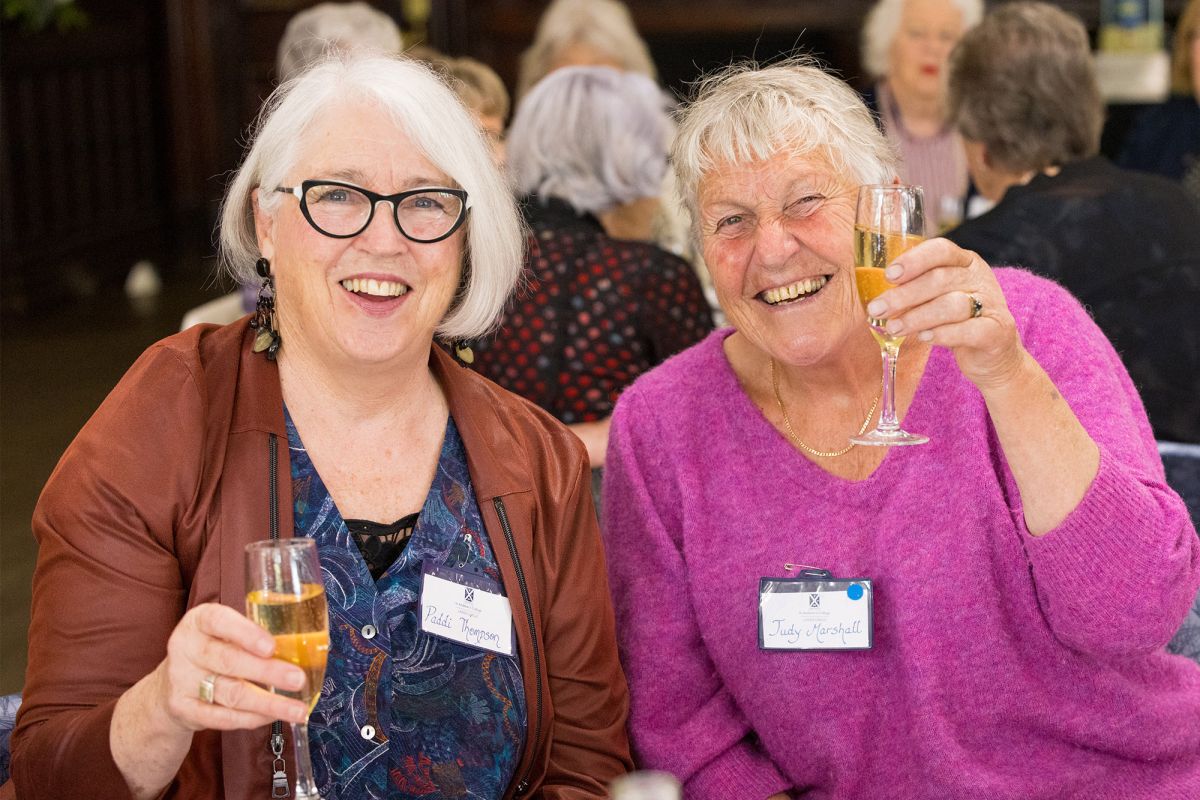 Ladies' Circle members enjoying lunch in Strowan House.