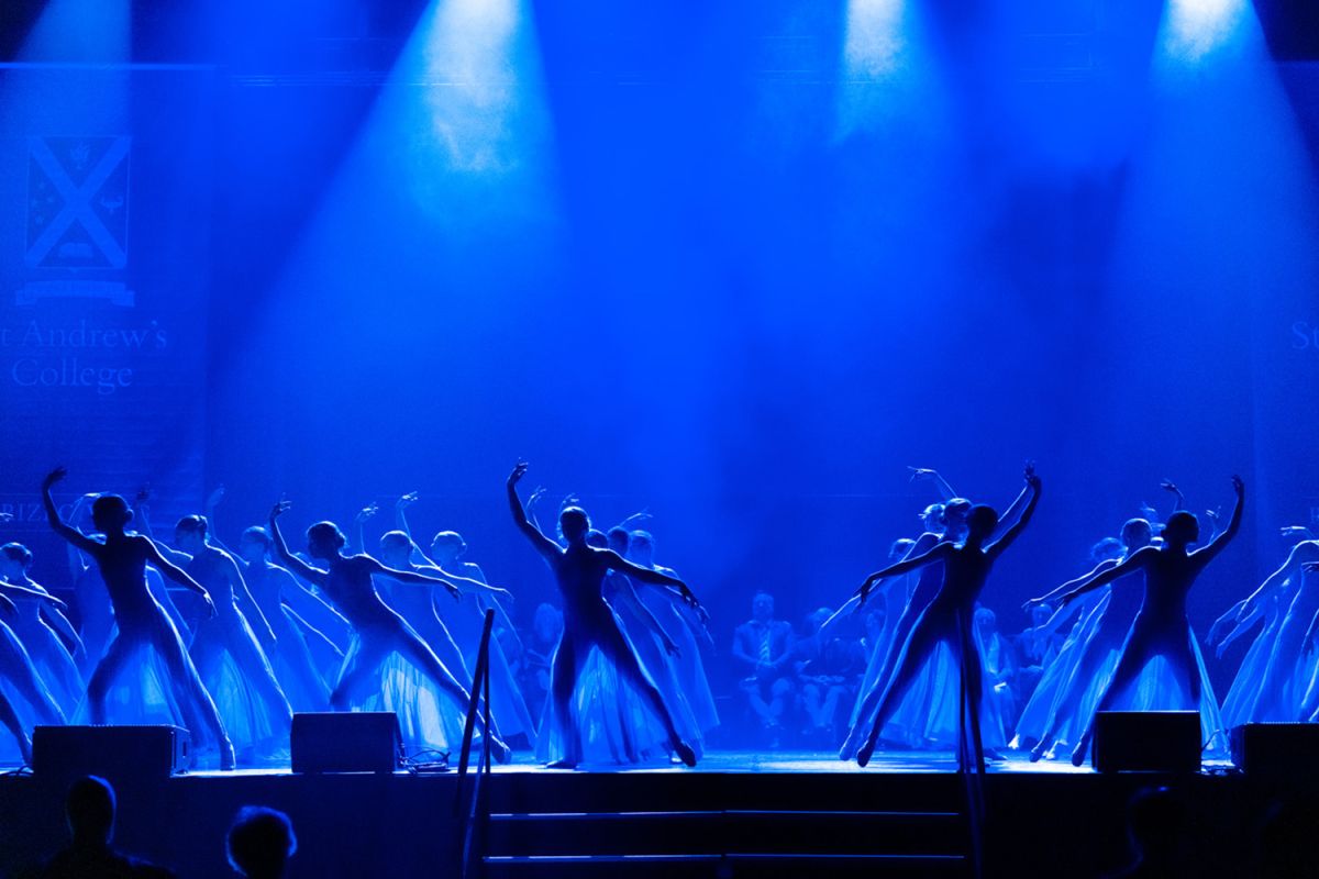 The St Andrew's College Ballet Academy performing at the 2025 Prizegiving.