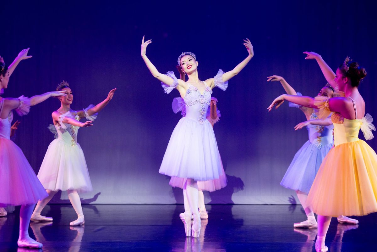 St Andrew's College Ballet Academy students performing in The Sleeping Beauty.