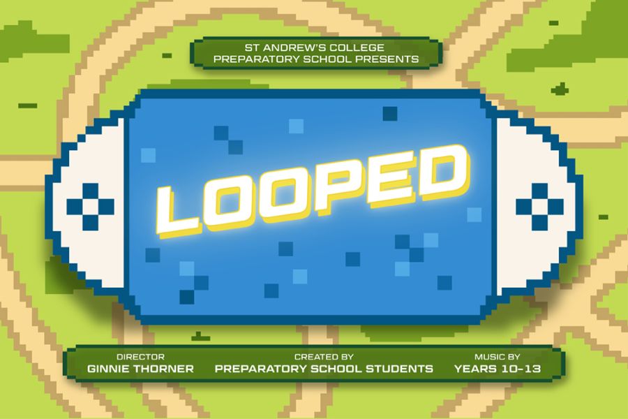 Poster for St Andrew's College Preparatory School Production 2026: Looped