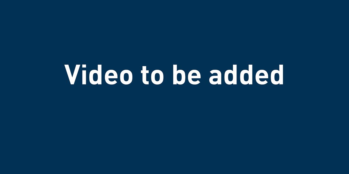 Video placeholder with text