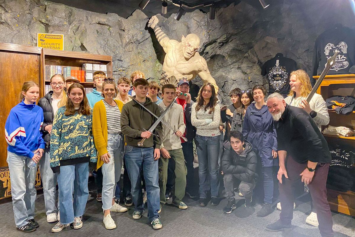Design and Visual Communication trip to Weta Workshop, Wellington.