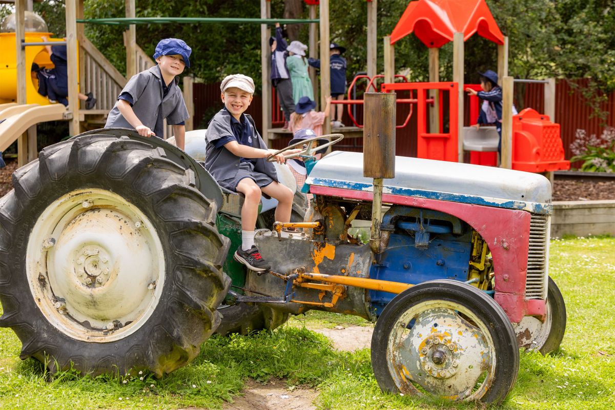 Preparatory School Junior Department trip to Ferrymead Heritage Park, Christchurch.