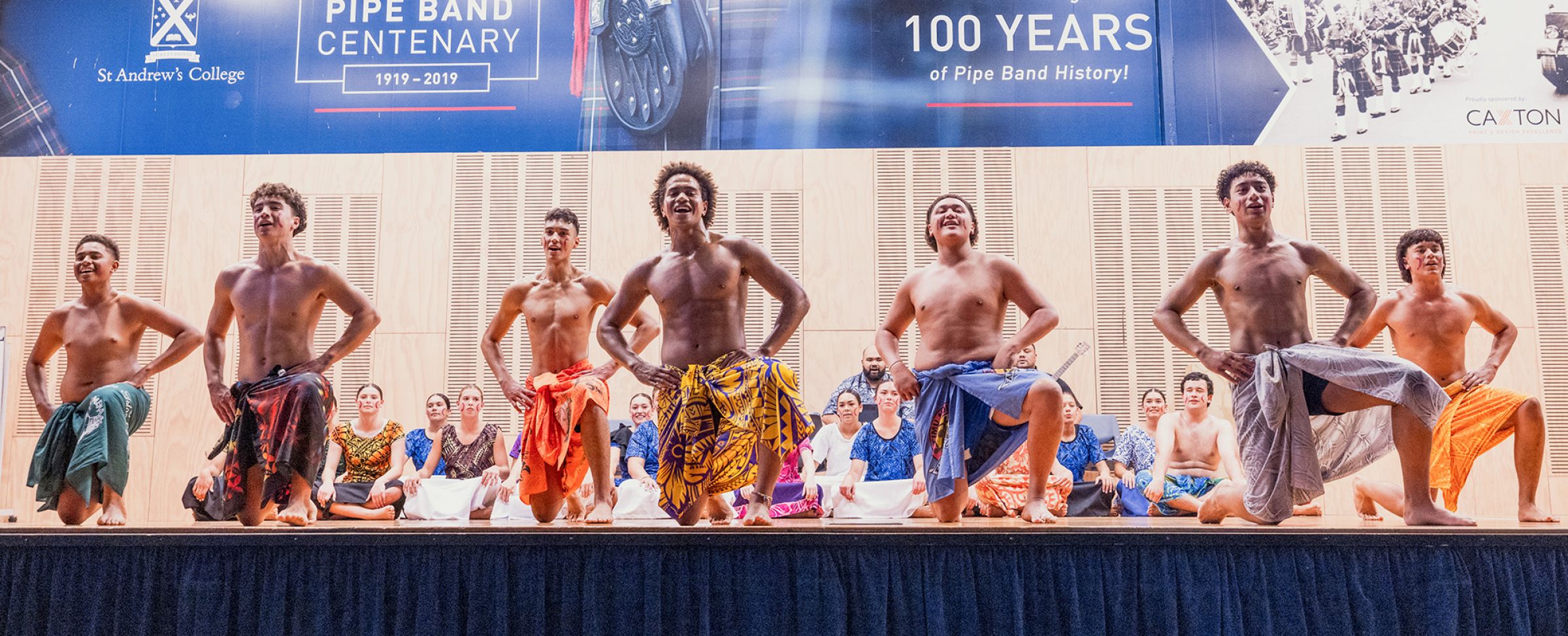 Pasifika student group performing