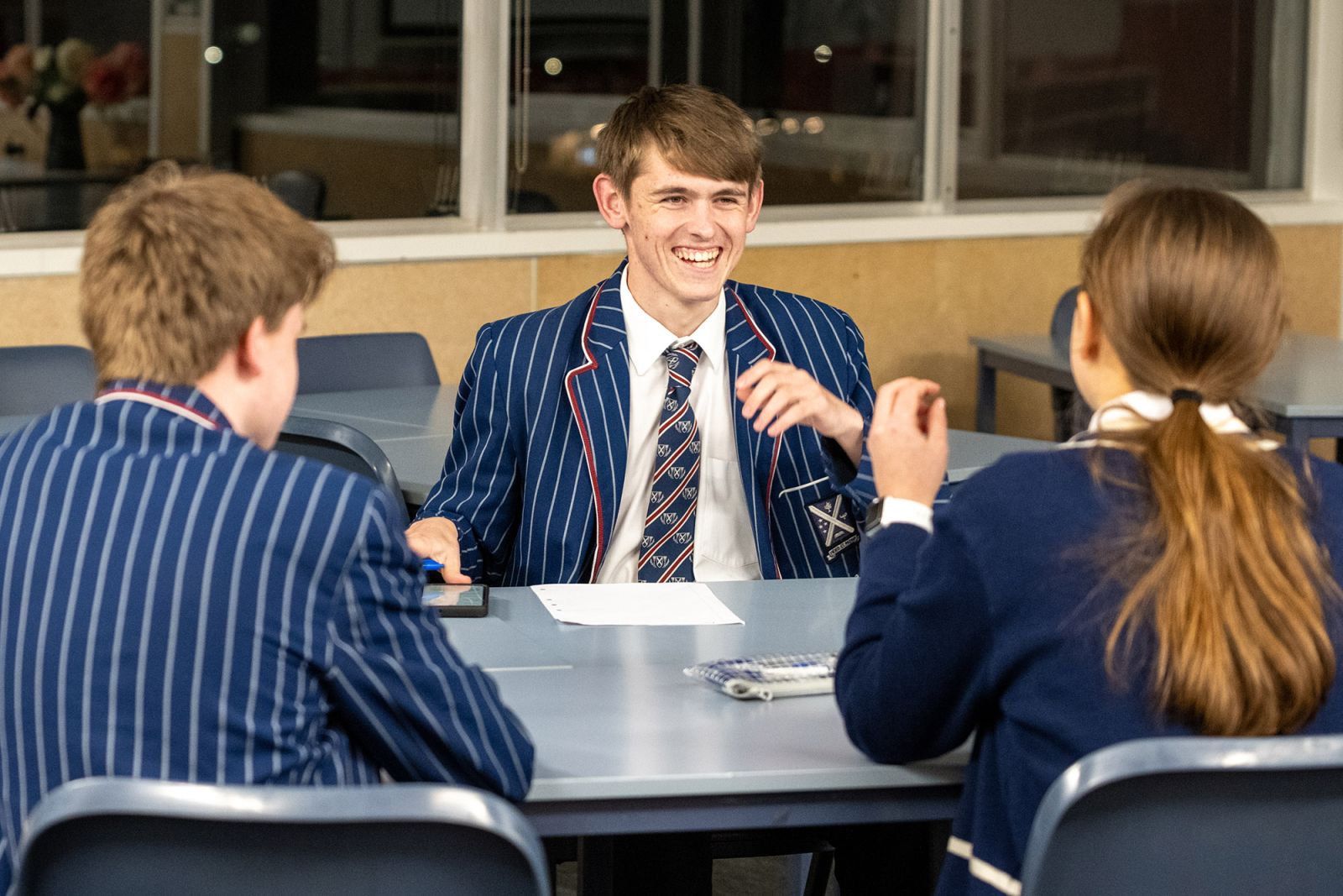 Students during a debate