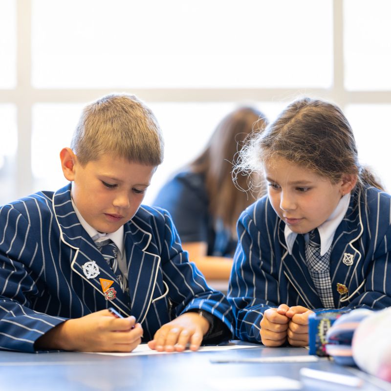 Preparatory students in the classroom.