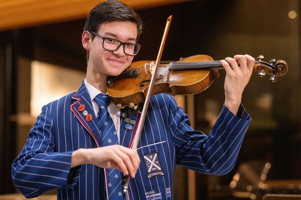 Violinist at the Classical Concert