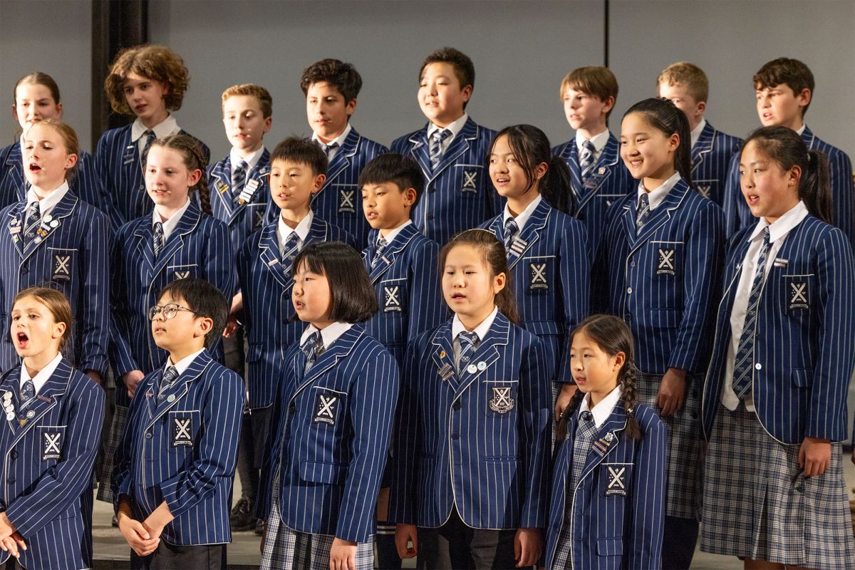 Preparatory choir performing at the Vocal Concert