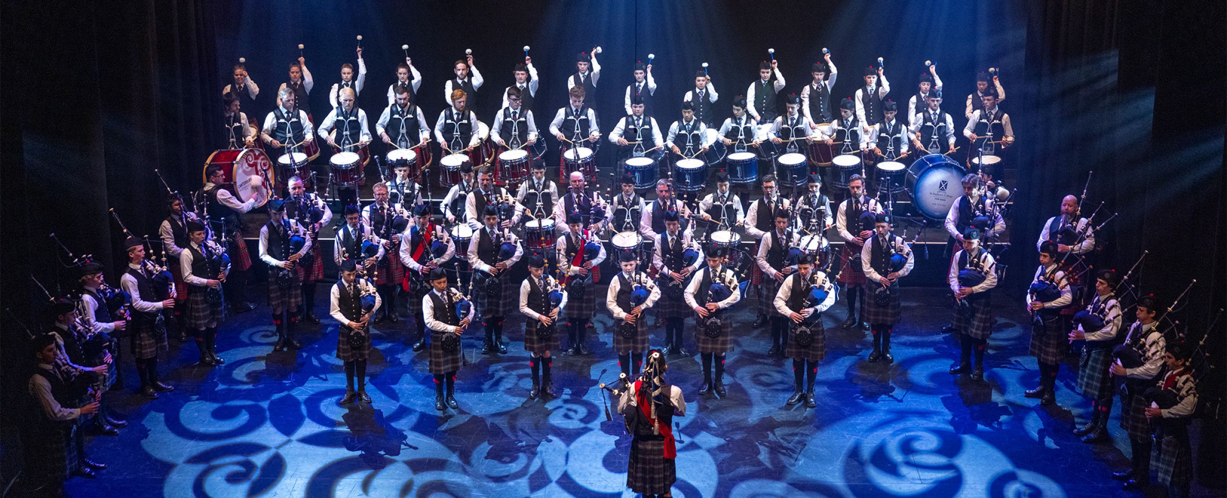 Pipe Band performing at StAC Attack.