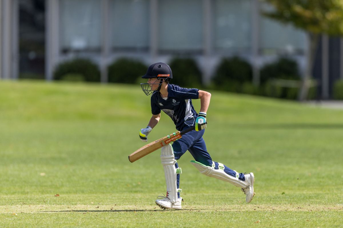 Preparatory boys cricket game.