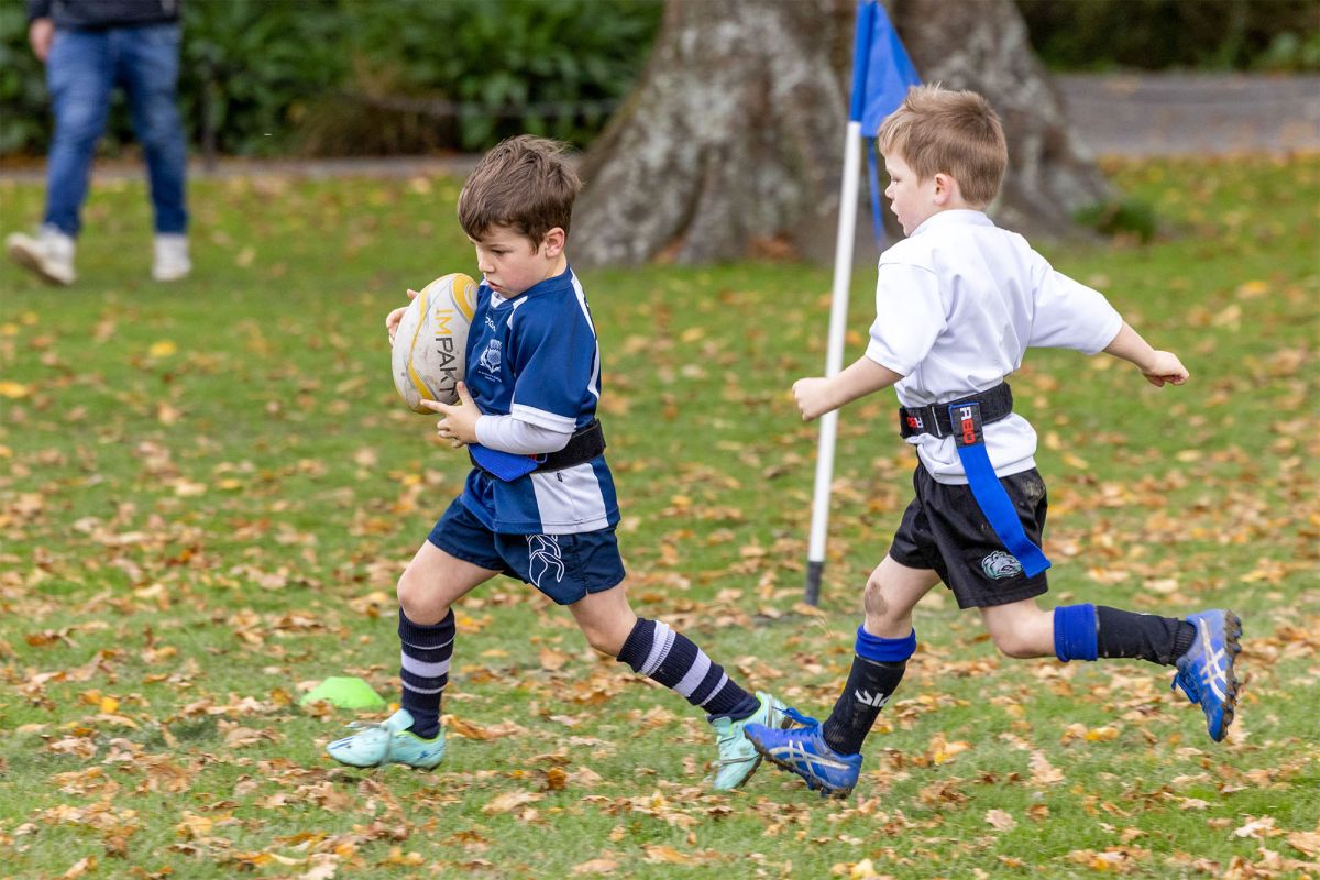 Preparatory rippa rugby game.